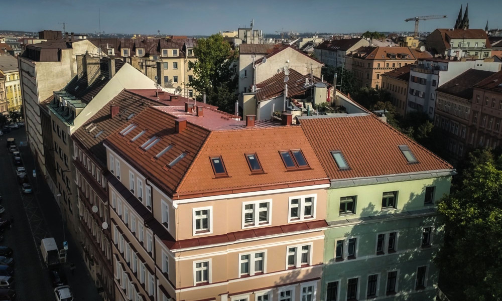 Nadstavba bytového domu, Praha – Vinohrady