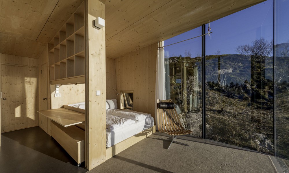 Interior timber boards cladding