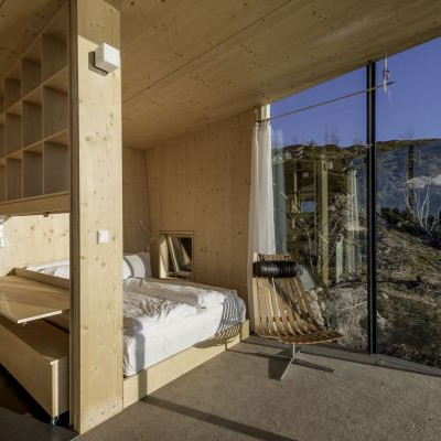 Interior timber boards cladding